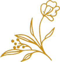Left floral decoration